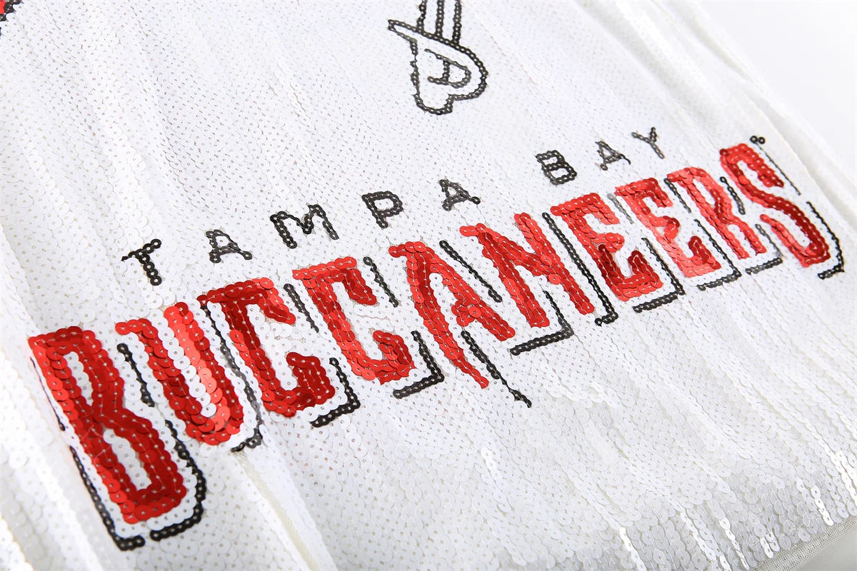 Tampa Bay Buccaneers Sequin Tee