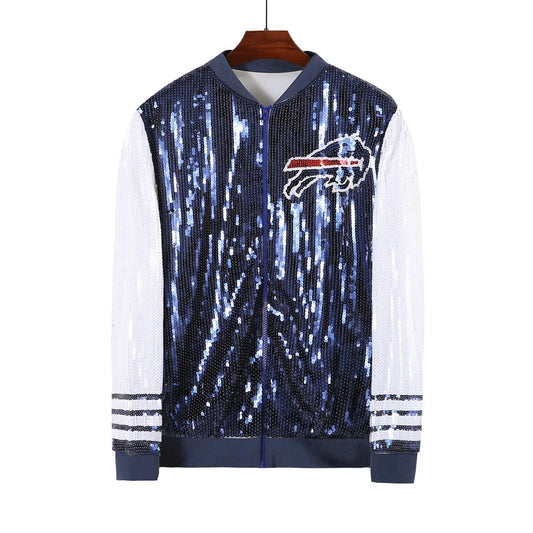 Buffalo Bills Sequin Zip Up